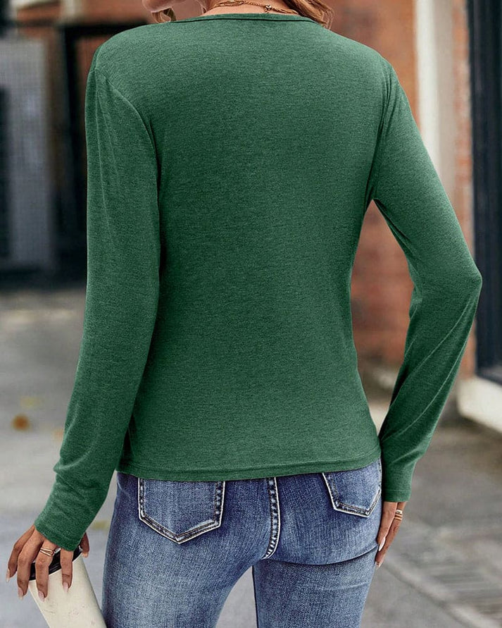 Aubrey Ontspannen en Tijdloze Winter Blouse
