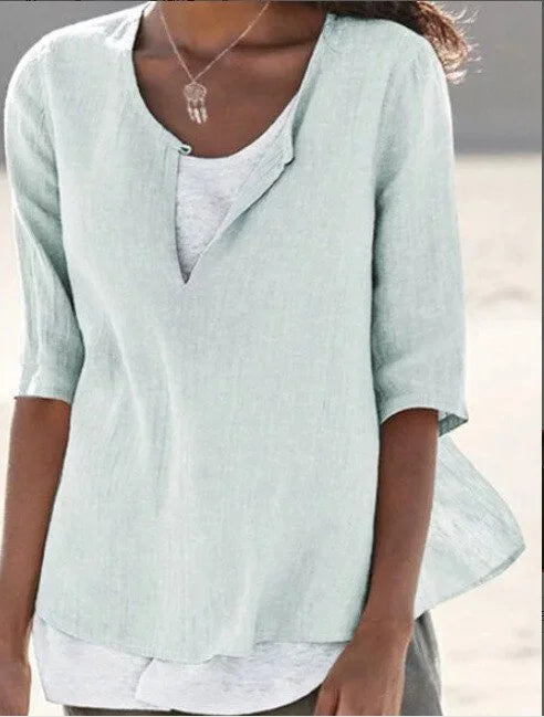 Trendy en elegante winterblouse