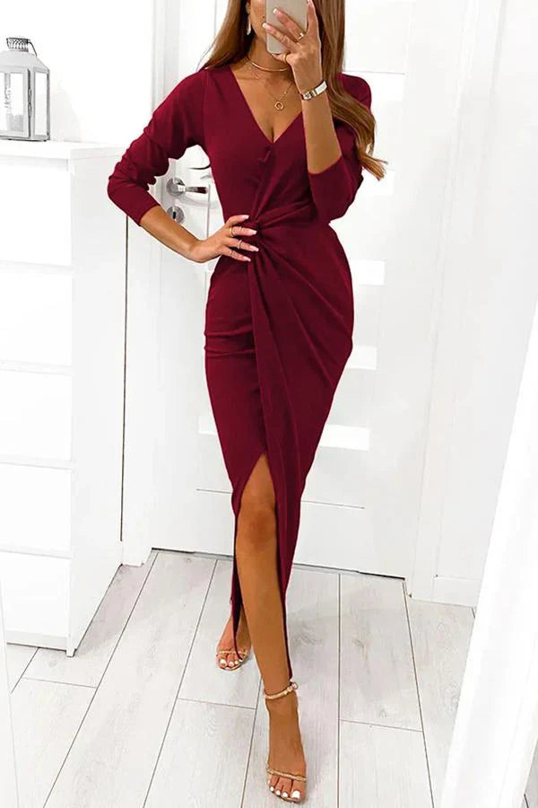 Gulnara | Getailleerde en elegante winterjurk