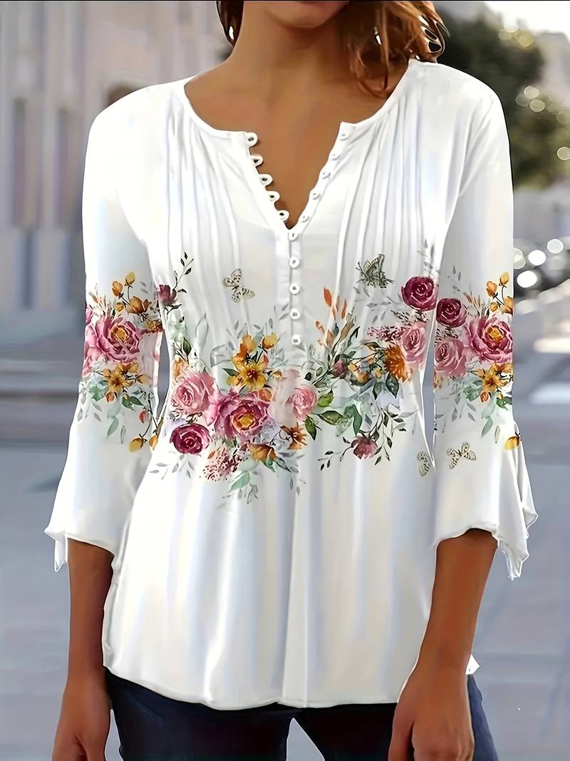 Adelheide | Getailleerde en elegante winterblouse