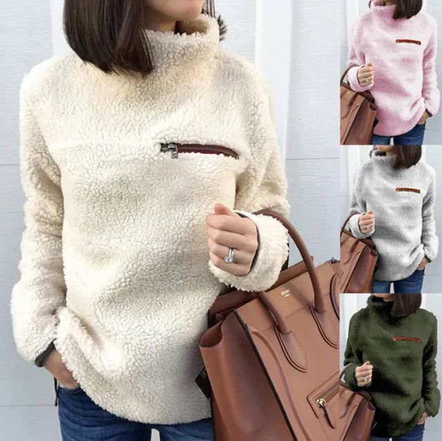 Blanche | Eenvoudige en stijlvolle winterpullover