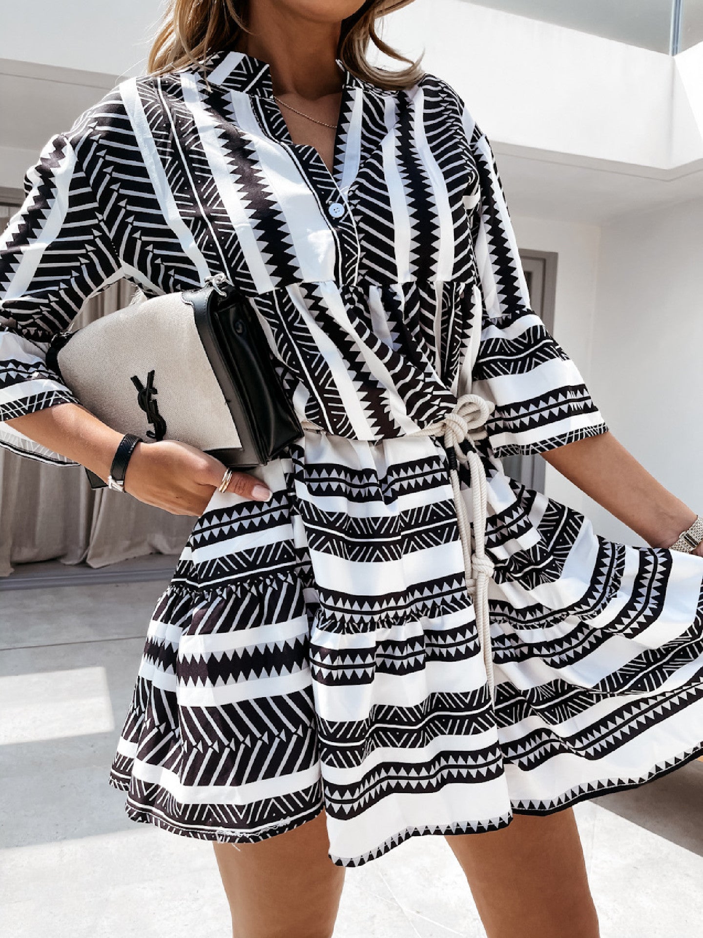 Idalina Klassieke en elegante winterjurk