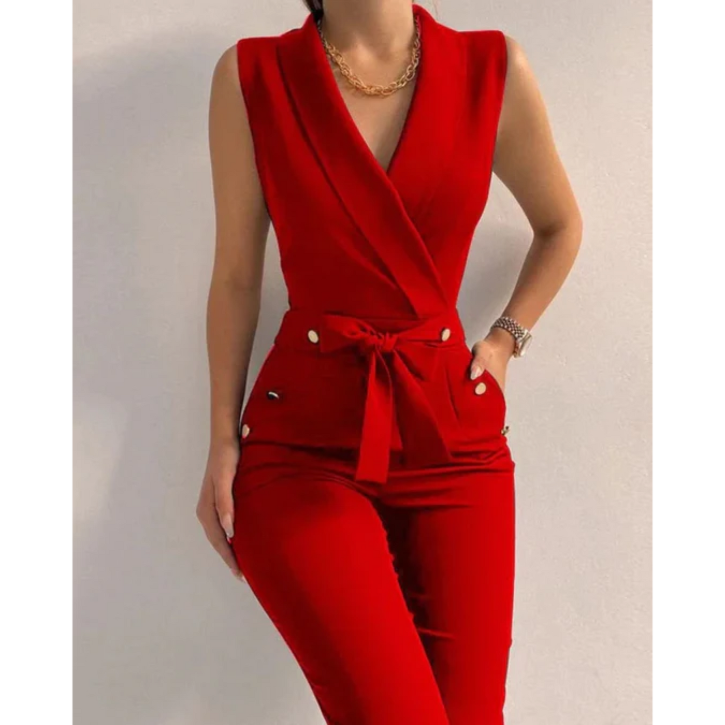 Roxane Ontspannen en Tijdloze Winter Jumpsuit