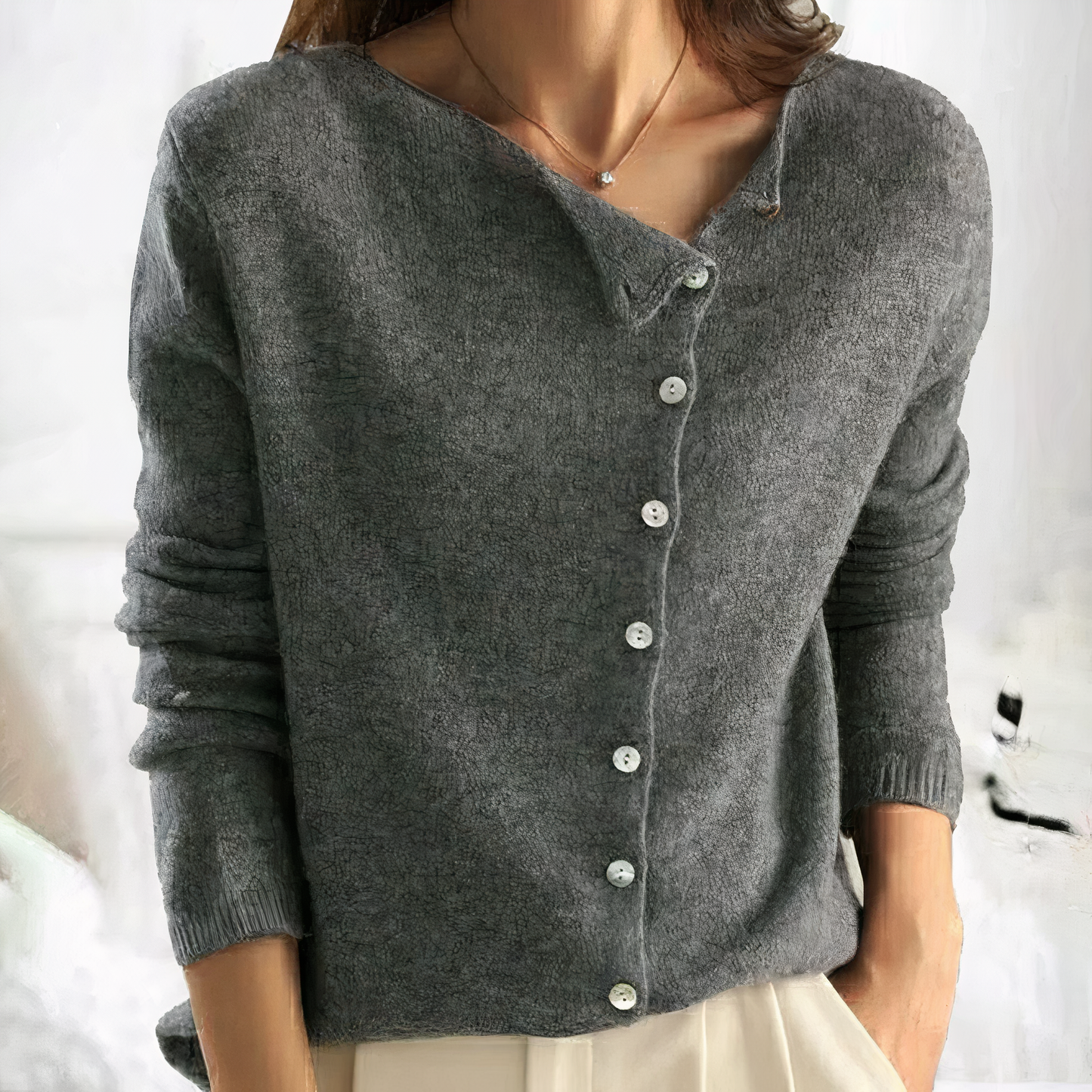 Trendy en elegante winterblouse