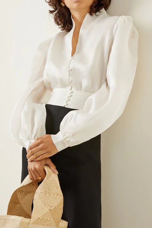 Eloise | Stijlvolle en elegante winterblouse