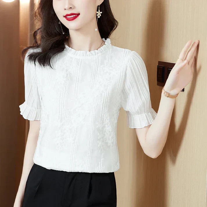 Vada | Stijlvolle en elegante winterblouse
