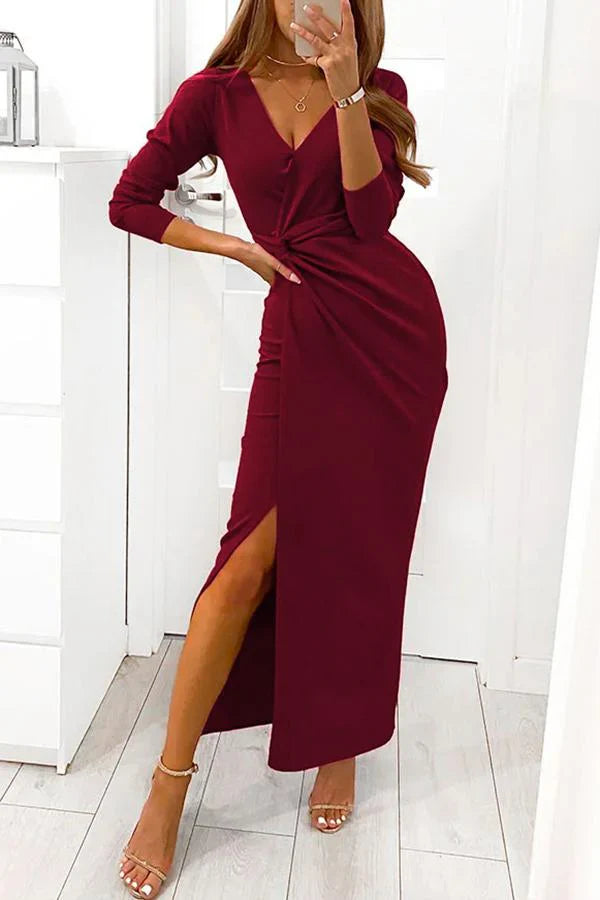Gulnara | Getailleerde en elegante winterjurk