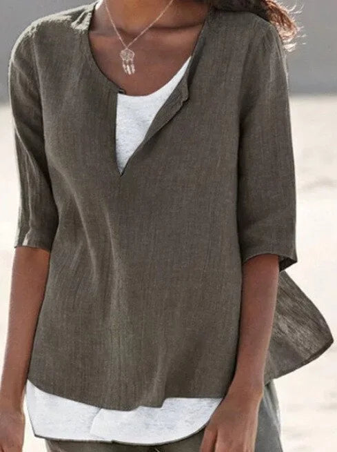 Trendy en elegante winterblouse
