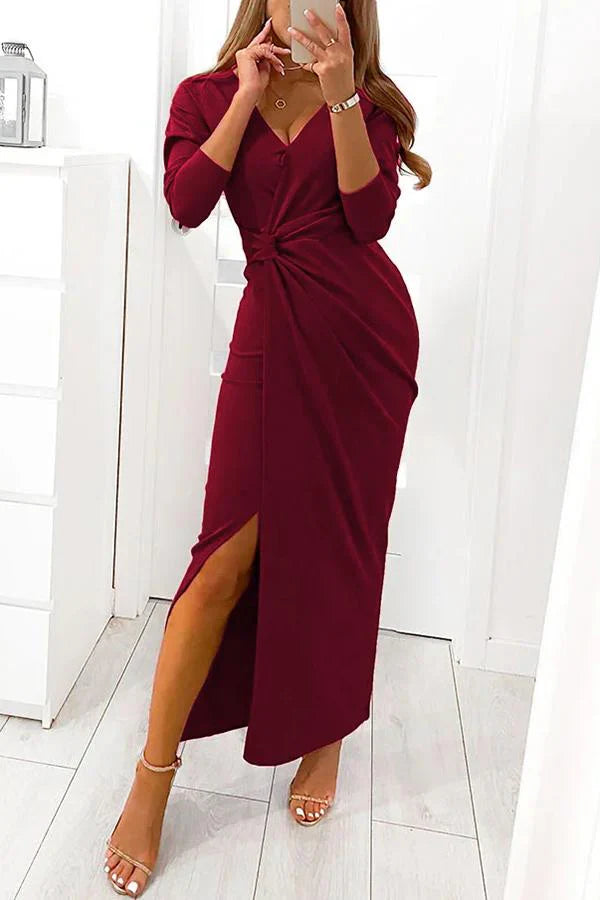 Gulnara | Getailleerde en elegante winterjurk