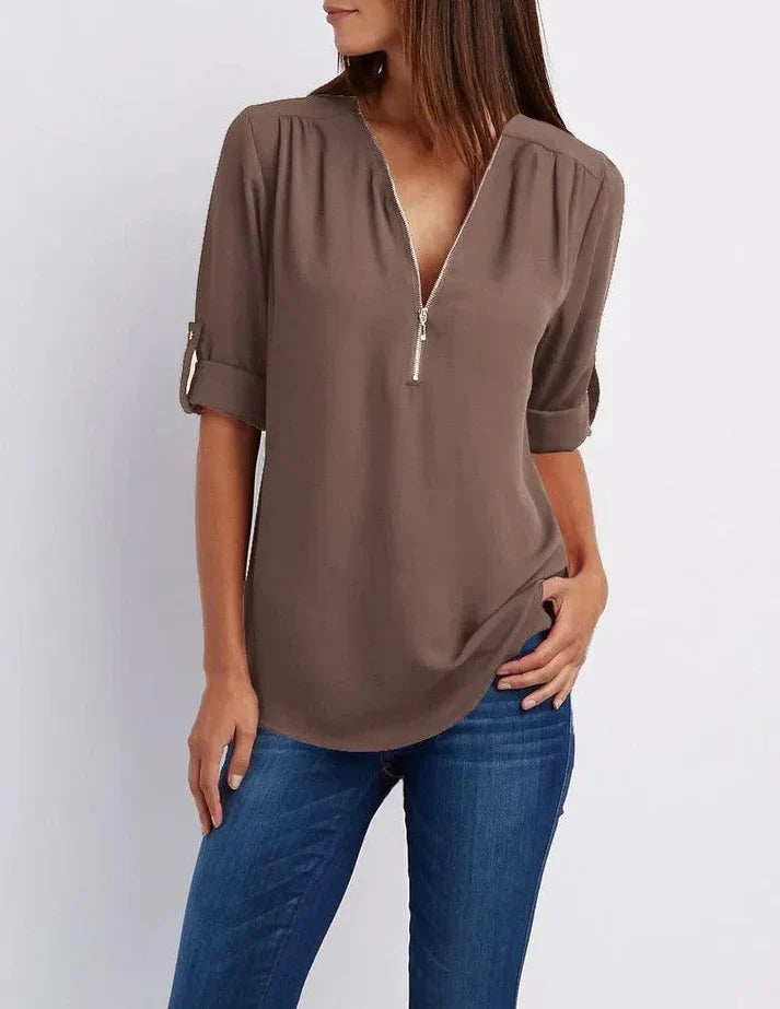 Jennifer | Klassieke en comfortabele winterblouse