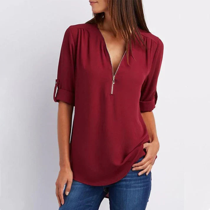 Jennifer | Klassieke en comfortabele winterblouse
