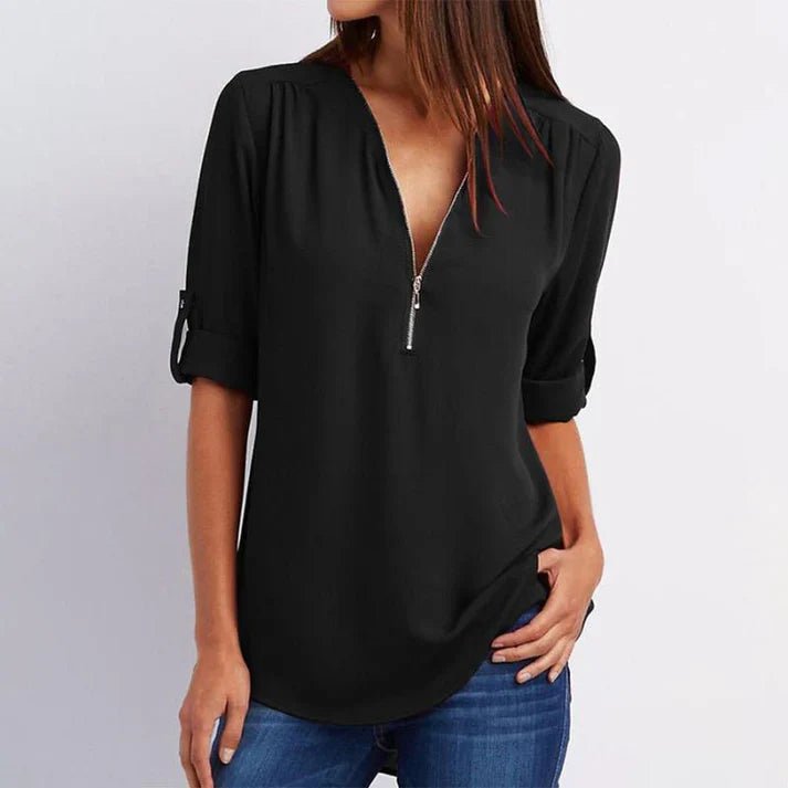 Jennifer | Klassieke en comfortabele winterblouse