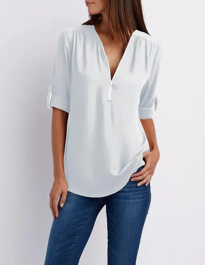 Jennifer | Klassieke en comfortabele winterblouse