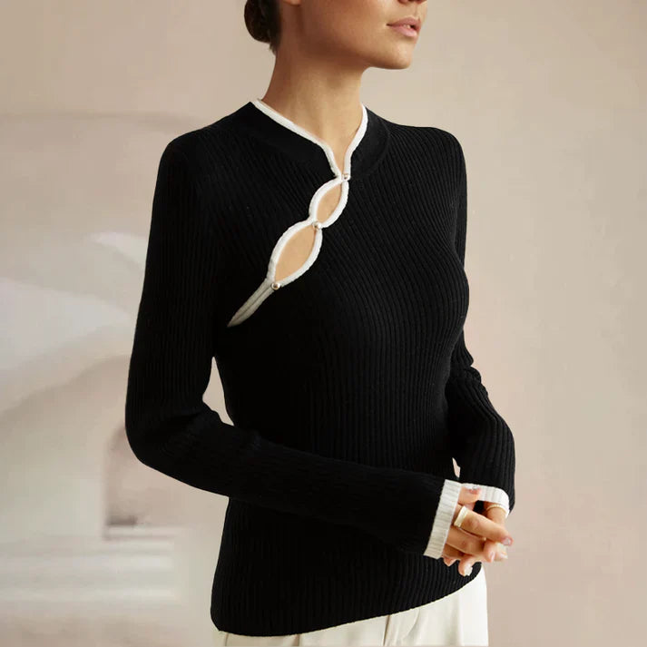 Roselyn | Getailleerde en elegante winterpullover