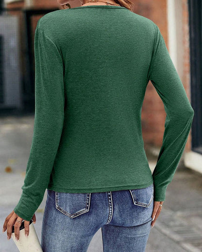 Aubrey Ontspannen en Tijdloze Winter Blouse