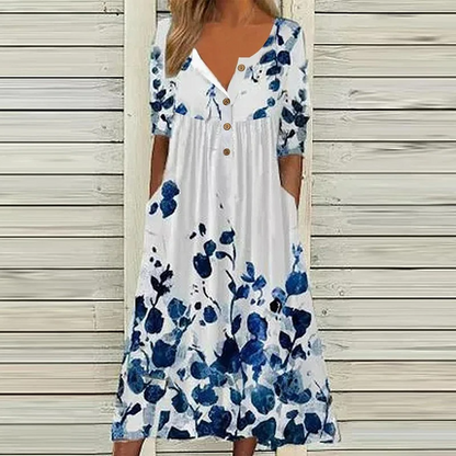 Lainey - Elegante casual vintage jurken