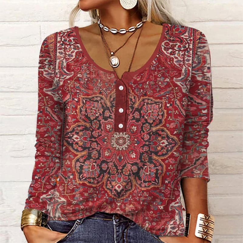 Klassieke en stijlvolle winterblouse