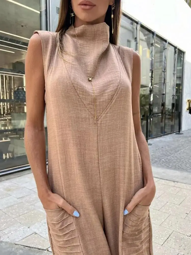 Skylar - Damesjumpsuit met coltrui