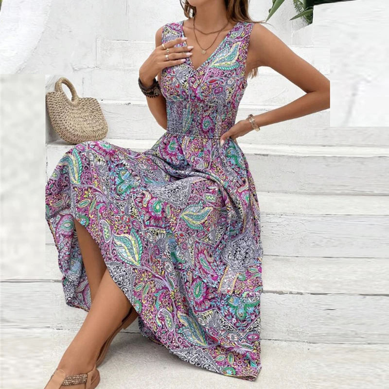 Arnelya - Jurk met bloemenprint