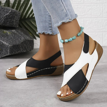 Ayana - Comfortabele orthopedische sandalen met sleehak
