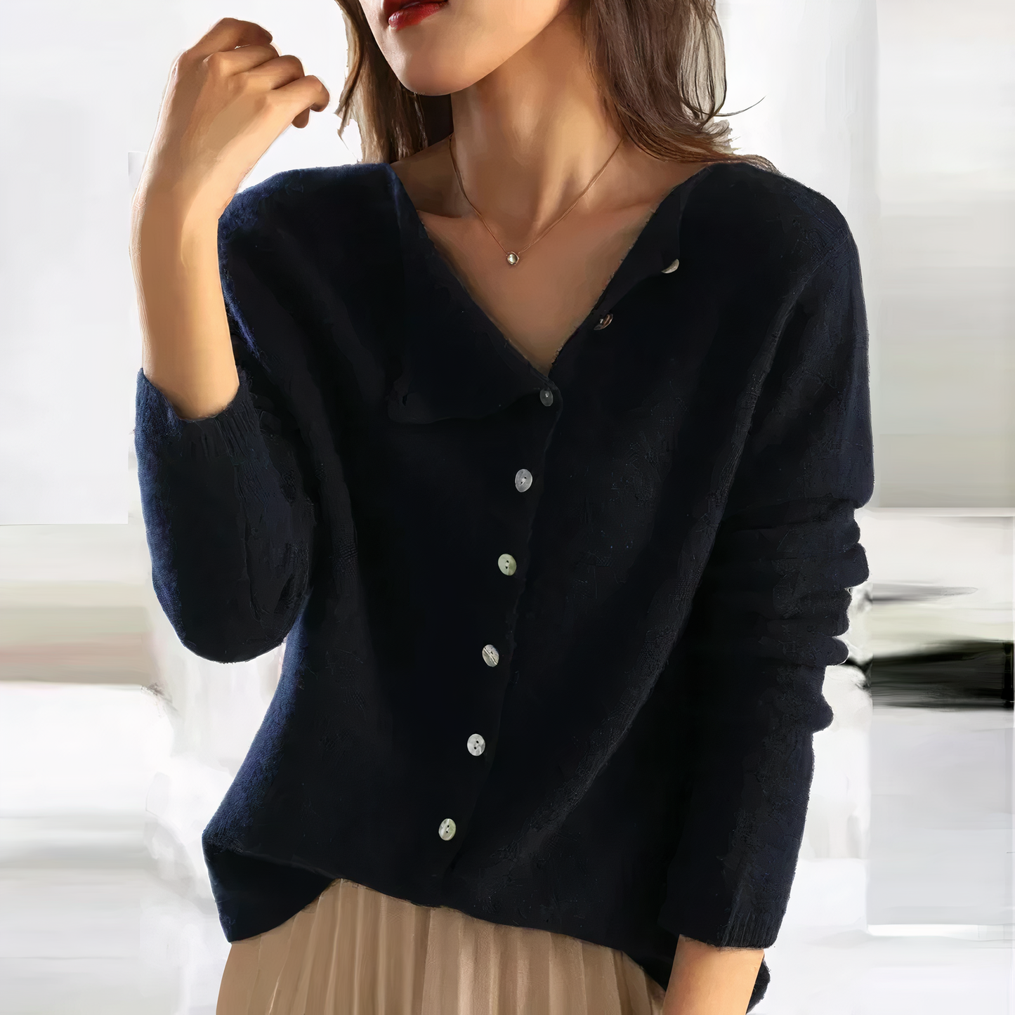 Trendy en elegante winterblouse