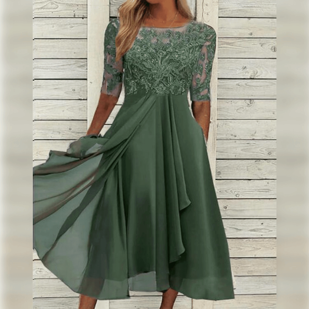 Victorine Klassieke en elegante winterjurk