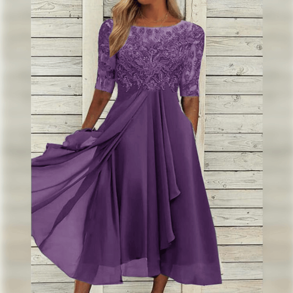 Victorine Klassieke en elegante winterjurk