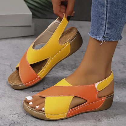 Ayana - Comfortabele orthopedische sandalen met sleehak