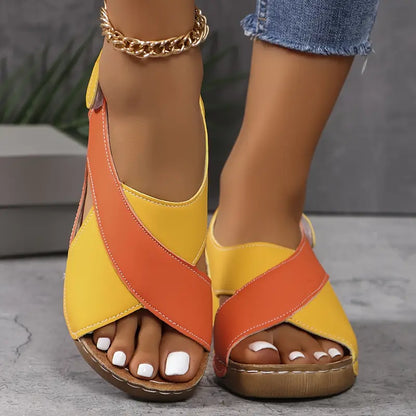 Ayana - Comfortabele orthopedische sandalen met sleehak