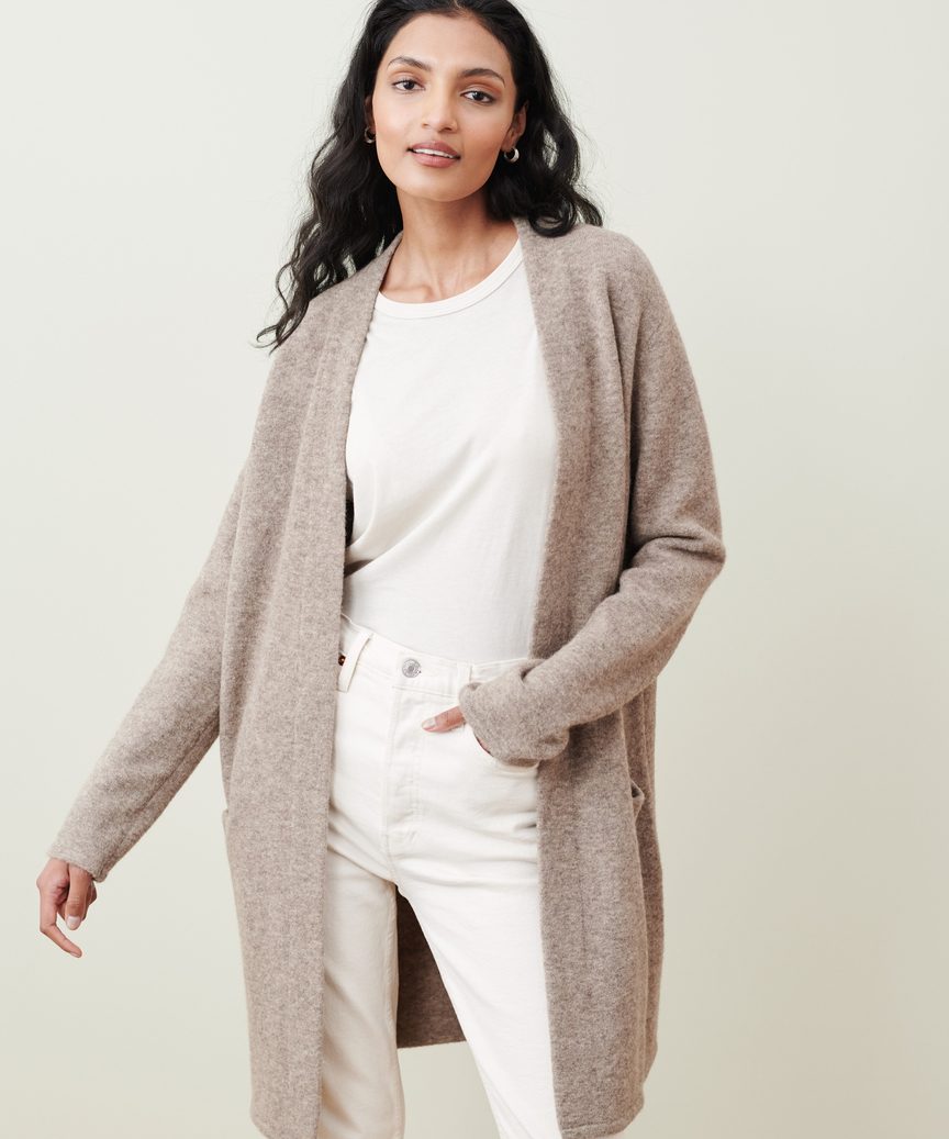 Fiona - Sweaterjas Met Lange Zakken