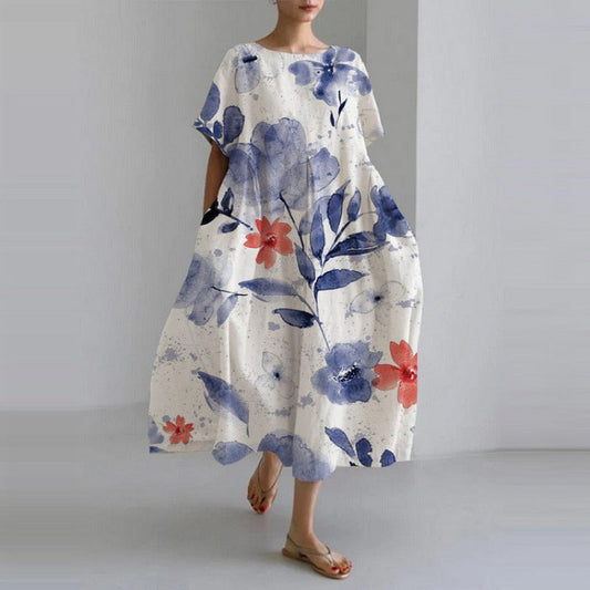 Jamie - Losse jurk met ronde hals